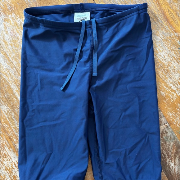 LIKE NEW Speedo PowerFLEX Eco Navy Swim Jammers - Picture 5 of 5